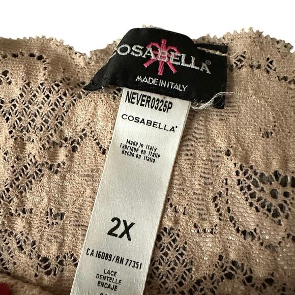 Cosabella - Never Say Never Comfie Thong - 3 Pack (2 Black, 1 Beige) - 2X NWOT - Picture 7 of 10